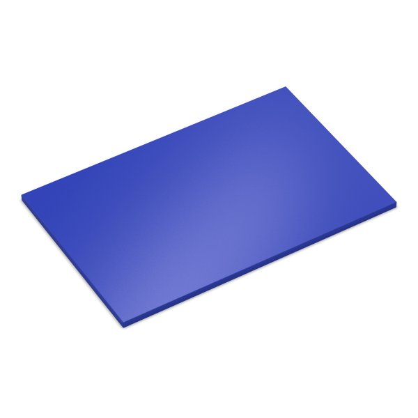 Dekor Spanplatte 19mm Tischplatte blau melaminharzbeschichtet mit ABS Kante Umleimer
