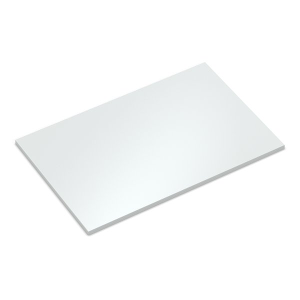 Dekor Spanplatte 19mm Tischplatte weiß melaminharzbeschichtet mit ABS Kante Umleimer