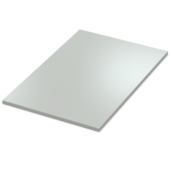 Dekor Spanplatte 19mm Tischplatte grau melaminharzbeschichtet mit ABS Kante Umleimer